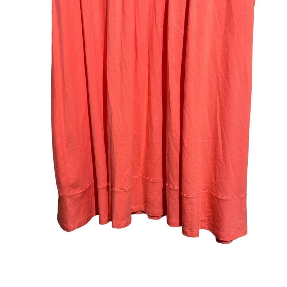 Soft Surroundings Dress Extra Large XL Orange Flowy Stretch Sundress Ladies - Picture 4 of 8